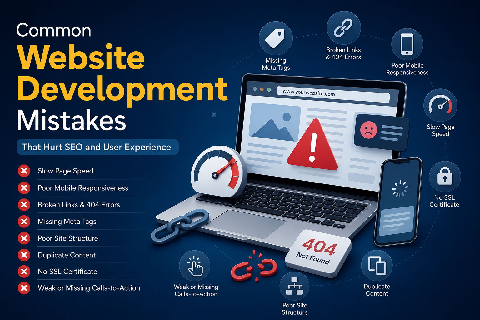 Common Website Development Mistakes That Hurt SEO and User Experience